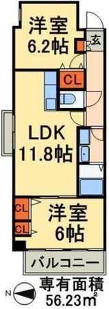 アグリーブル南水元の物件間取画像